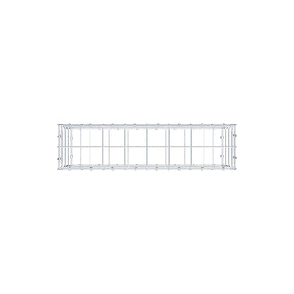 Gabion 80 cm x 40 cm x 20 cm (L x H x D), mesh size 10 x 10 cm, spiral ring