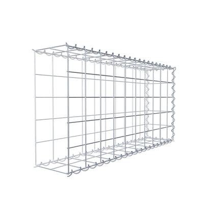 Opvokset gabion type 2 100 cm x 50 cm x 20 cm (L x H x D), maskestørrelse 10 cm x 10 cm, spiral