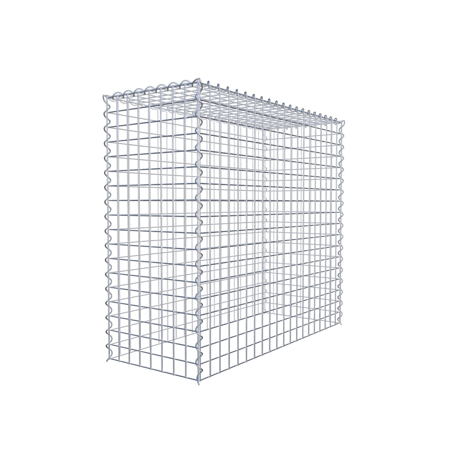 Anbaugabione Typ 3 100 cm x 90 cm x 40 cm (L x H x T), Maschenweite 5 cm x 5 cm, Spirale