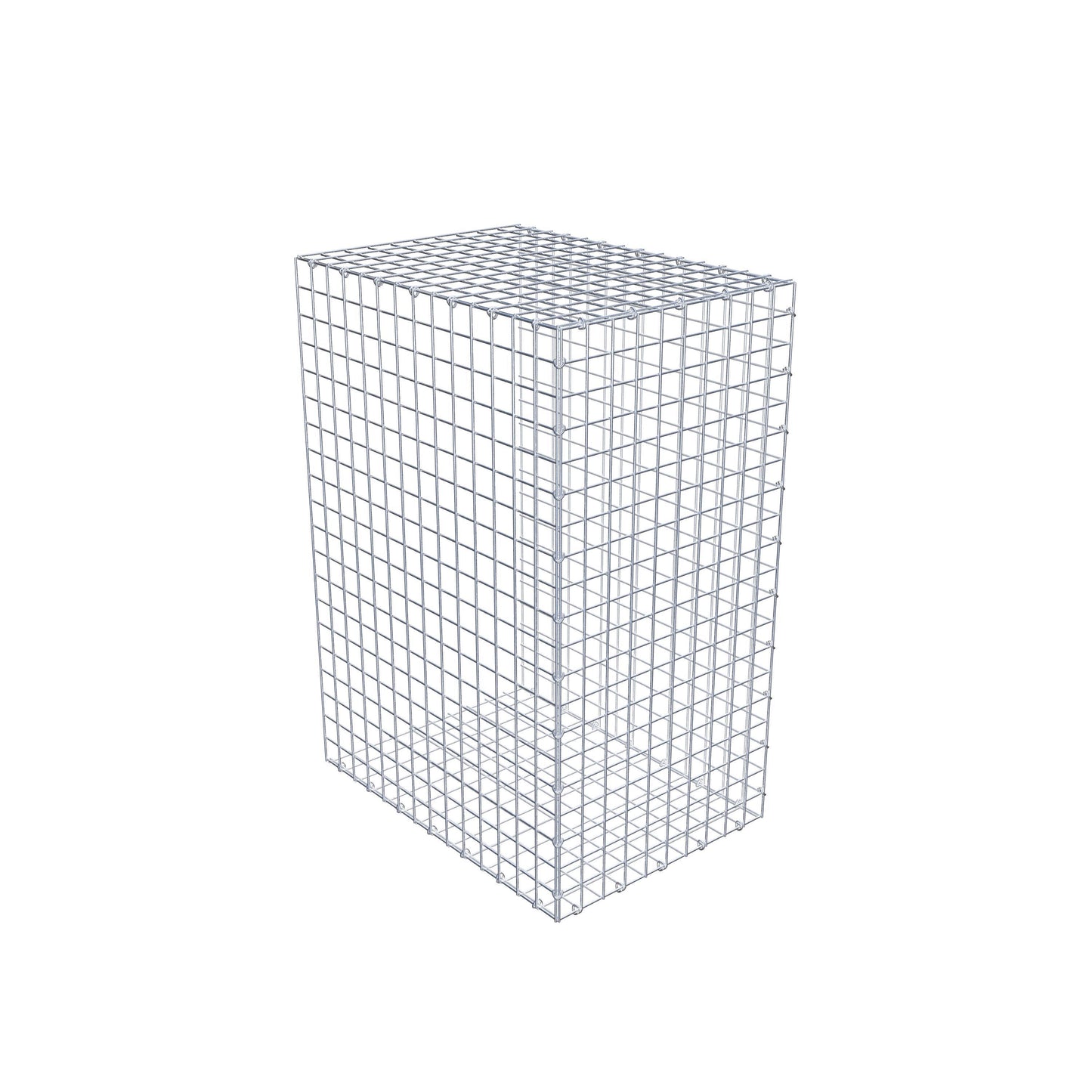 Gavión complementario de tipo 2 100 cm x 70 cm x 50 cm (largo x alto x fondo), malla 5 cm x 5 cm, anillo en C