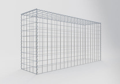 Anbaugabione Typ 3 200 cm x 100 cm x 50 cm (L x H x T), Maschenweite 10 cm x 10 cm, Spirale