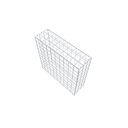 Gabião 100 cm x 100 cm x 30 cm (C x A x P), malhagem 10 cm x 10 cm, anel C