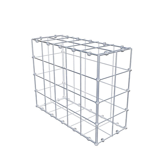 Gabione 50 cm x 40 cm x 20 cm (L x H x T), Maschenweite 10 x 10 cm, Spiralring