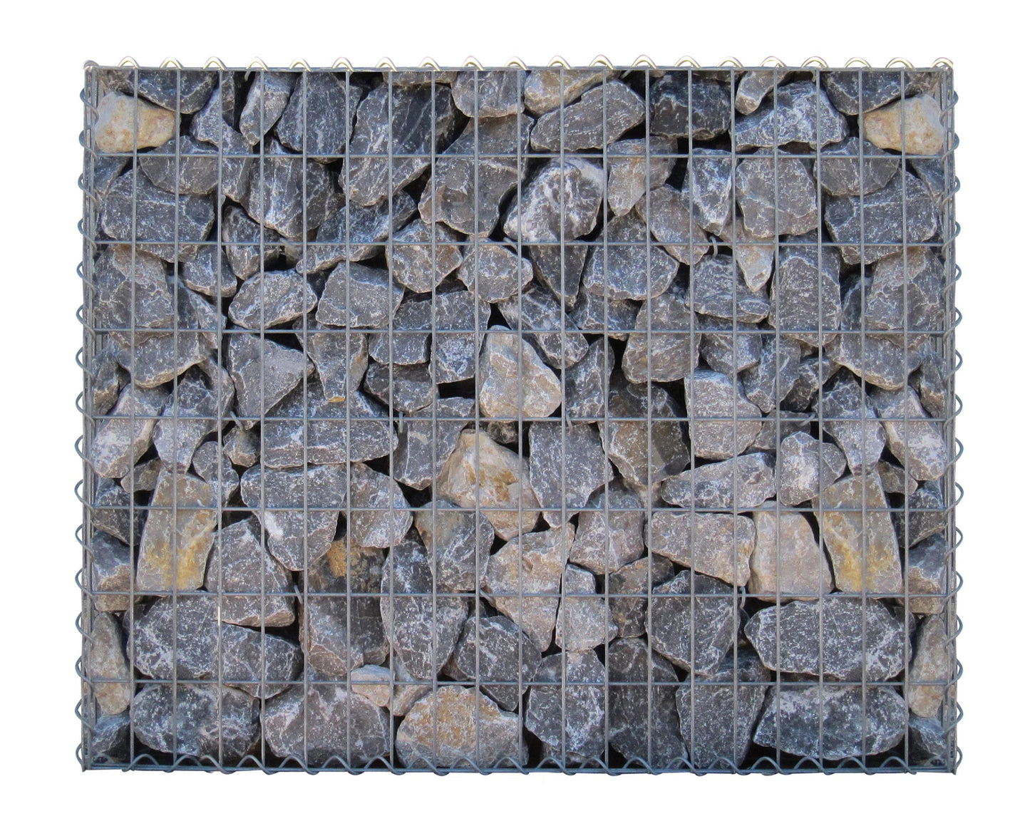 Gabbione 100 cm x 80 cm x 30 cm (L x H x P), maglia 5 cm x 10 cm, spirale