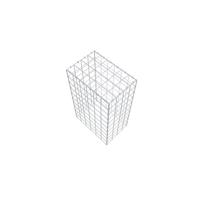 Type 3 oplegkorf 100 cm x 60 cm x 40 cm (L x H x D), maaswijdte 10 cm x 10 cm, C-ring