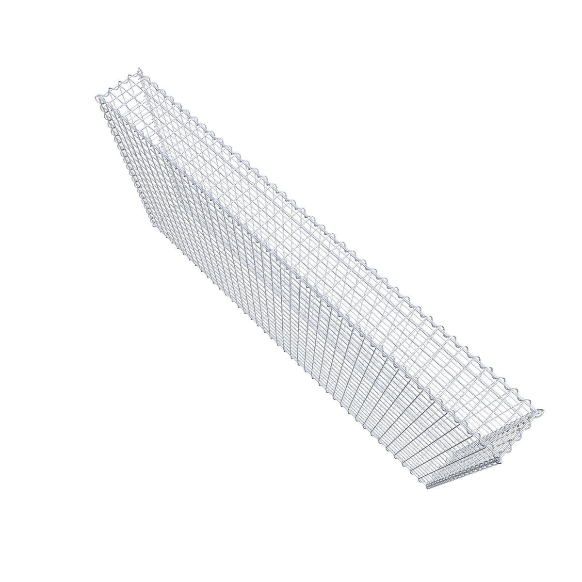 Gabion 200 cm x 100 cm x 20 cm (L x H x P), mailles 5 cm x 5 cm, spirale