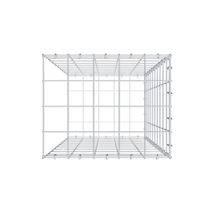 Gabião tipo 2 100 cm x 50 cm x 40 cm (C x A x P), malhagem 10 cm x 10 cm, anel C