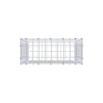 Gabion 50 cm x 50 cm x 20 cm (L x H x D), mesh size 5 x 5 cm, spiral ring