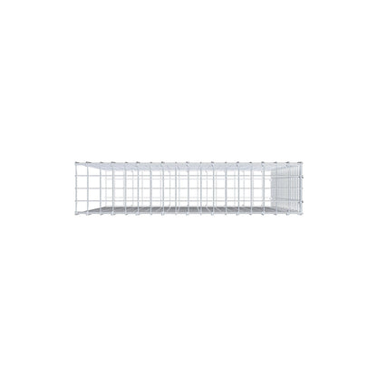 Fourche rapportée type 2 100 cm x 90 cm x 20 cm (L x H x P), mailles 5 cm x 5 cm, anneau C