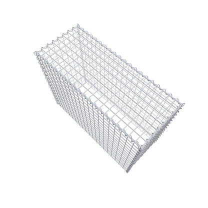 Anbaugabione Typ 3 100 cm x 80 cm x 40 cm (L x H x T), Maschenweite 5 cm x 5 cm, Spirale