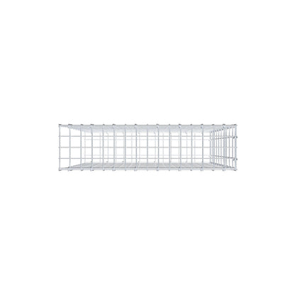 Fourche rapportée type 2 100 cm x 80 cm x 20 cm, mailles 5 cm x 10 cm, anneau en C