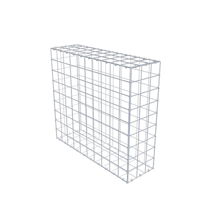 Gabione 100 cm x 90 cm x 30 cm (L x H x T), Maschenweite 10 cm x 10 cm, C-Ring