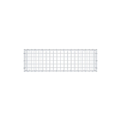 Gabion 100 cm x 20 cm x 30 cm (L x H x D), maskestørrelse 5 cm x 10 cm, C-ring