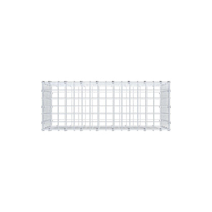 Gabione 80 cm x 40 cm x 30 cm (L x H x T), Maschenweite 5 x 5 cm, Spiralring