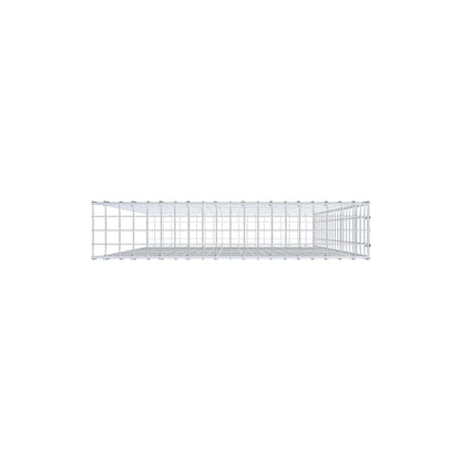 Gabião tipo 2 200 cm x 100 cm x 20 cm, malhagem 5 cm x 10 cm, anel C