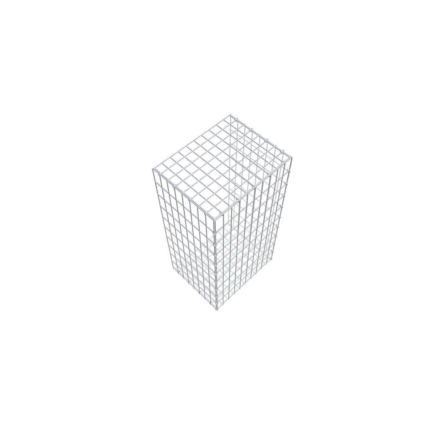 Anbaugabione Typ 2 100 cm x 40 cm x 50 cm, Maschenweite 5 cm x 10 cm, C-Ring