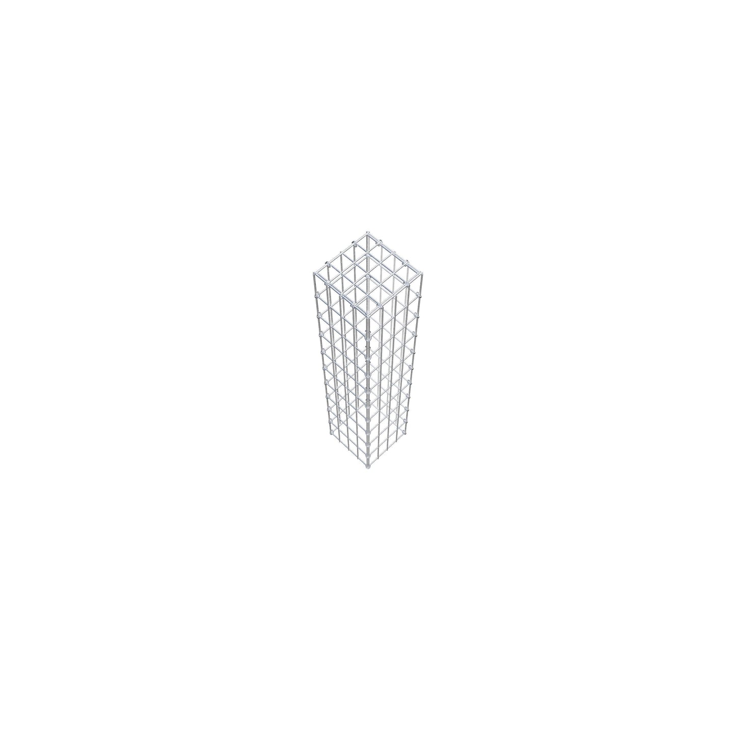 Fourche rapportée type 3 100 cm x 20 cm x 20 cm (L x H x P), mailles 5 cm x 10 cm, anneau C
