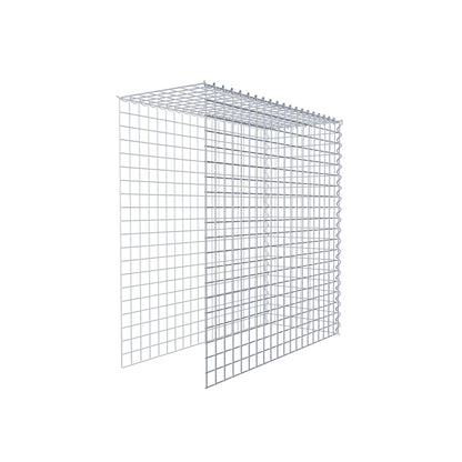 Anbaugabione Typ 4 100 cm x 100 cm x 40 cm (L x H x T), Maschenweite 5 cm x 5 cm, Spirale