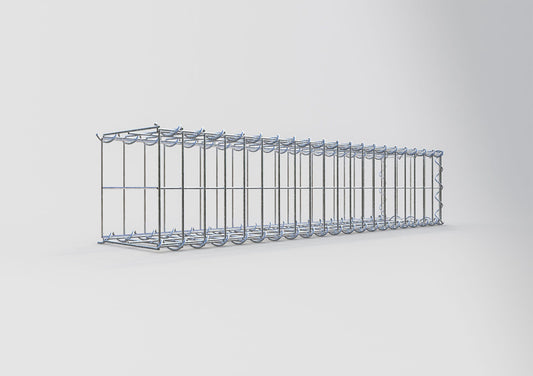 Gabiona - Anbaugabione 100 x 20 x 20cm; MW 5 x 10cm; Typ 2