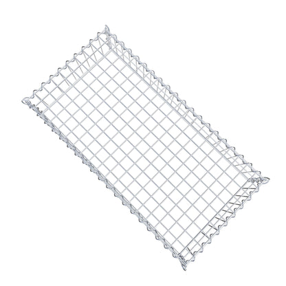 Anbaugabione Typ 3 100 cm x 20 cm x 50 cm (L x H x T), Maschenweite 5 cm x 10 cm, Spirale