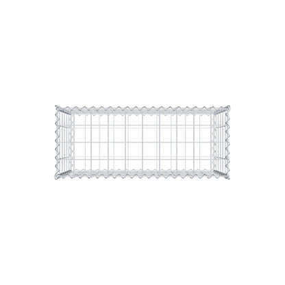 Gabione 100 cm x 60 cm x 40 cm (L x H x T), Maschenweite 10 cm x 10 cm, Spirale