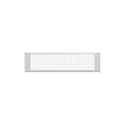 Opvokset gabion type 3 200 cm x 100 cm x 50 cm (L x H x D), maskestørrelse 5 cm x 5 cm, spiral