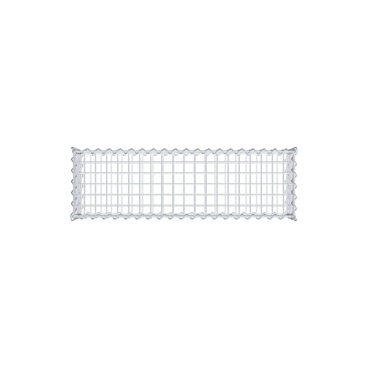 Gabion 100 cm x 20 cm x 30 cm (L x H x P), mailles 5 cm x 5 cm, spirale