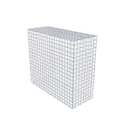Gabion 100 cm x 90 cm x 40 cm (L x H x D), mesh size 5 cm x 5 cm, C-ring