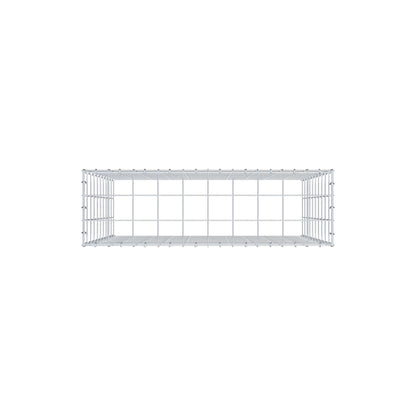 Gabião Tipo 3 100 cm x 100 cm x 30 cm (C x A x P), malhagem 10 cm x 10 cm, anel C