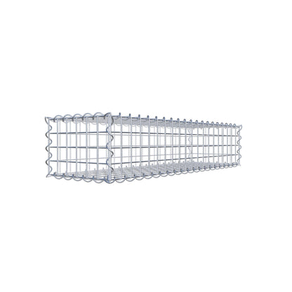 Gabion 100 cm x 20 cm x 30 cm (L x H x D), mesh size 5 cm x 5 cm, spiral