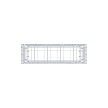 Gavión complementario de tipo 3 100 cm x 90 cm x 30 cm (L x A x P), malla 5 cm x 10 cm, anillo en C