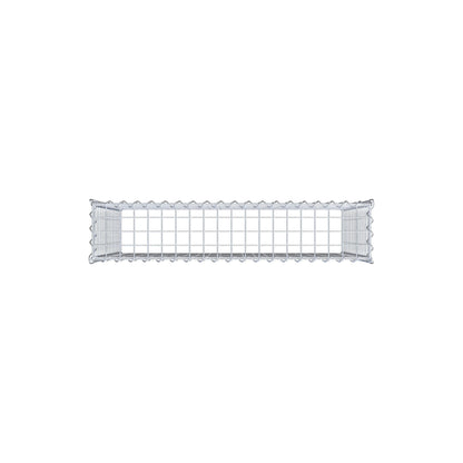 Add-on schanskorf type 3 100 cm x 80 cm x 20 cm (L x H x D), maaswijdte 5 cm x 5 cm, spiraalvormig