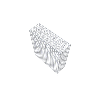 Monteret gabion type 3 100 cm x 90 cm x 30 cm (L x H x D), maskestørrelse 5 cm x 5 cm, C-ring