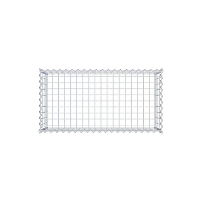Extra gabion typ 3 100 cm x 40 cm x 50 cm (L x H x D), maskstorlek 5 cm x 10 cm, spiral