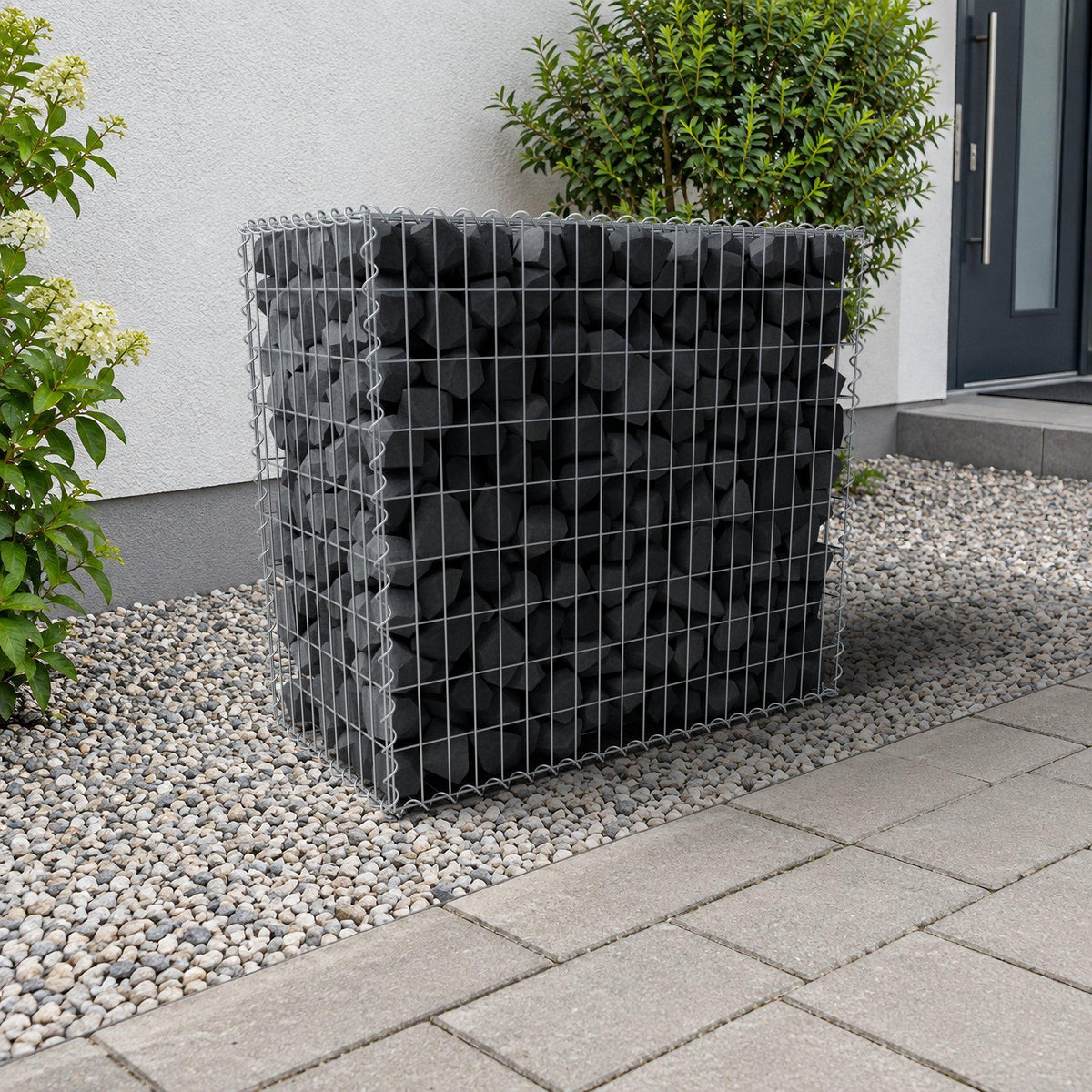 Gabione 100 cm x 90 cm x 50 cm (L x H x T), Maschenweite 5 cm x 10 cm, Spirale