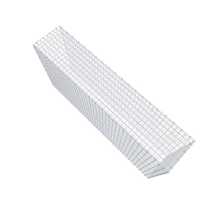 Gabion 200 cm x 100 cm x 40 cm (L x H x P), mailles 5 x 5 cm, anneau en spirale