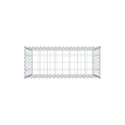 Gabione 100 cm x 70 cm x 40 cm (L x H x T), Maschenweite 10 cm x 10 cm, Spirale