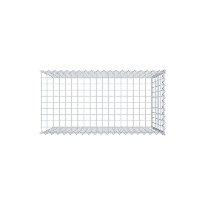 Gabião tipo 4 100 cm x 80 cm x 50 cm (C x A x P), malhagem 5 cm x 10 cm, espiral