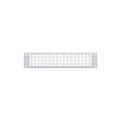 Gabbione 100 cm x 50 cm x 20 cm (L x H x P), maglia 5 cm x 5 cm, anello a C