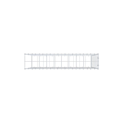 Anbaugabione Typ 2 100 cm x 70 cm x 20 cm (L x H x T), Maschenweite 10 cm x 10 cm, C-Ring