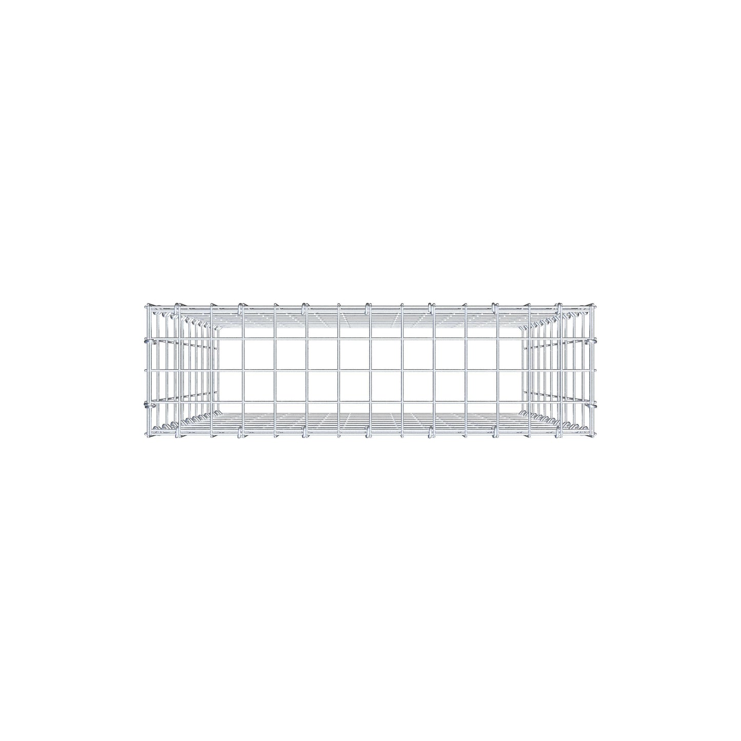 Fourche rapportée type 3 100 cm x 70 cm x 20 cm (L x H x P), mailles 5 cm x 10 cm, anneau C