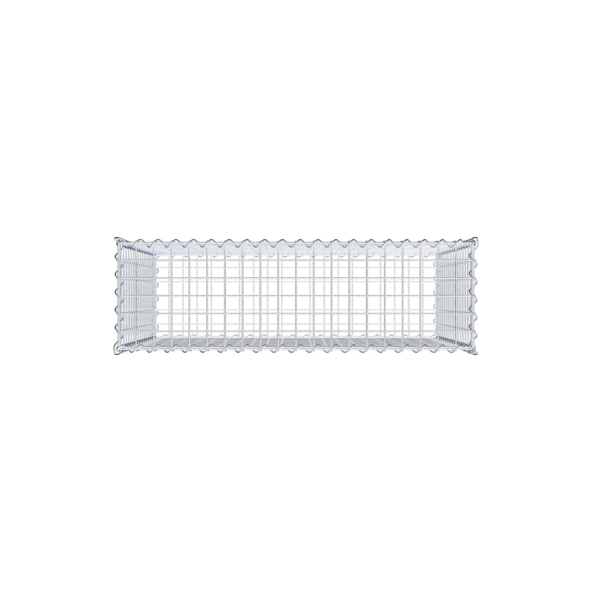 Gabion 100 cm x 80 cm x 30 cm (L x H x P), mailles 5 cm x 5 cm, spirale