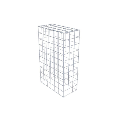 Gabião Tipo 3 100 cm x 60 cm x 30 cm (C x A x P), malhagem 10 cm x 10 cm, anel C