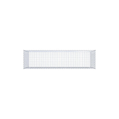 Gabion 200 cm x 100 cm x 50 cm (L x H x D), mesh size 5 cm x 5 cm, spiral