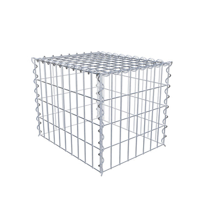Anbaugabione Typ 3 50 cm x 40 cm x 40 cm (L x H x T), Maschenweite 5 cm x 10 cm, Spirale