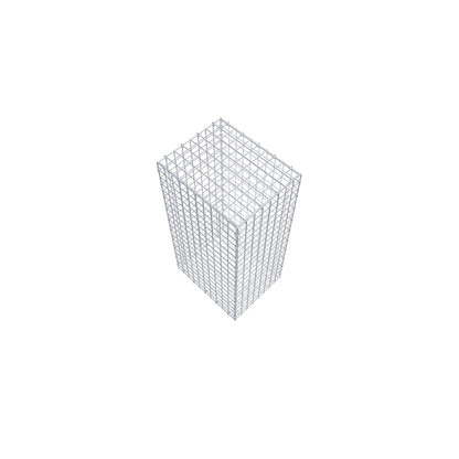 Gabion 100 cm x 50 cm x 40 cm (L x H x P), mailles 5 cm x 5 cm, anneau en C