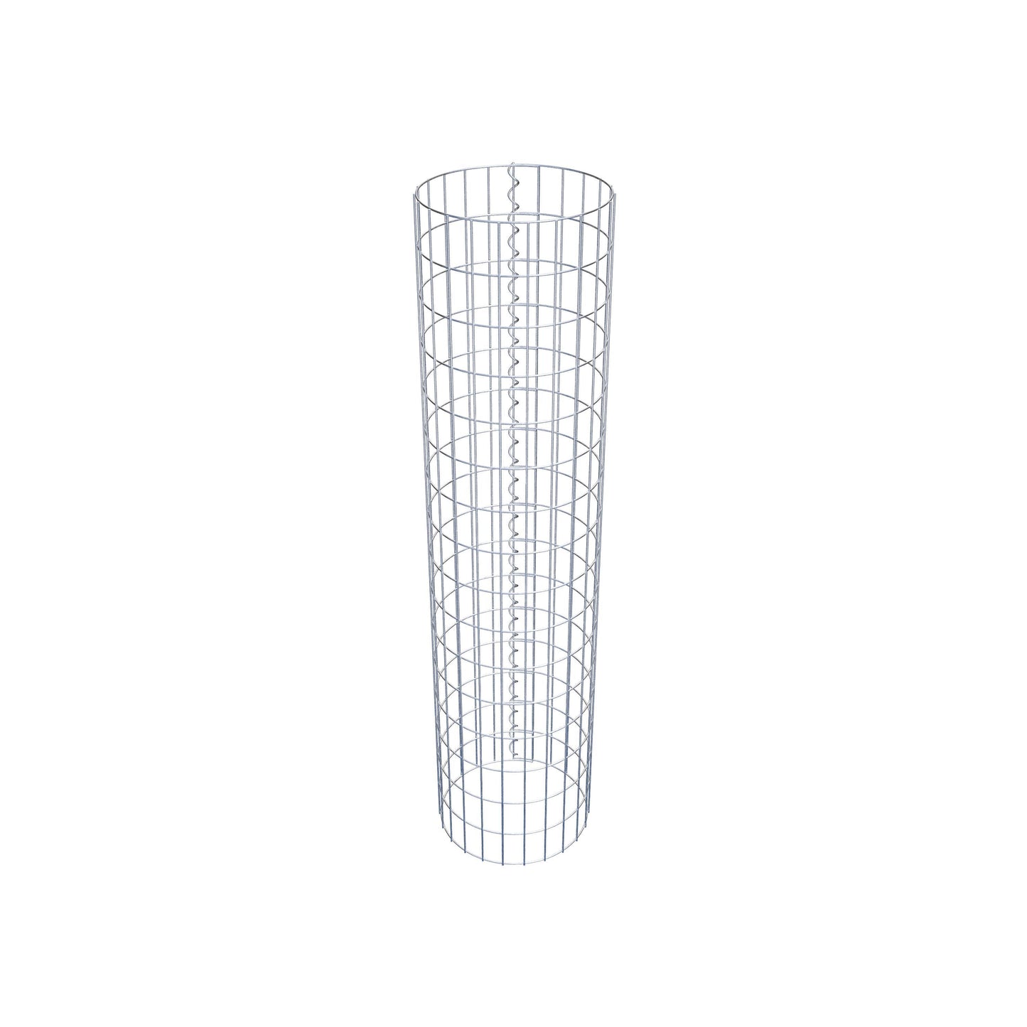 Gabionpelare rund 37 cm diameter, 160 cm höjd, maskstorlek 5 cm x 10 cm