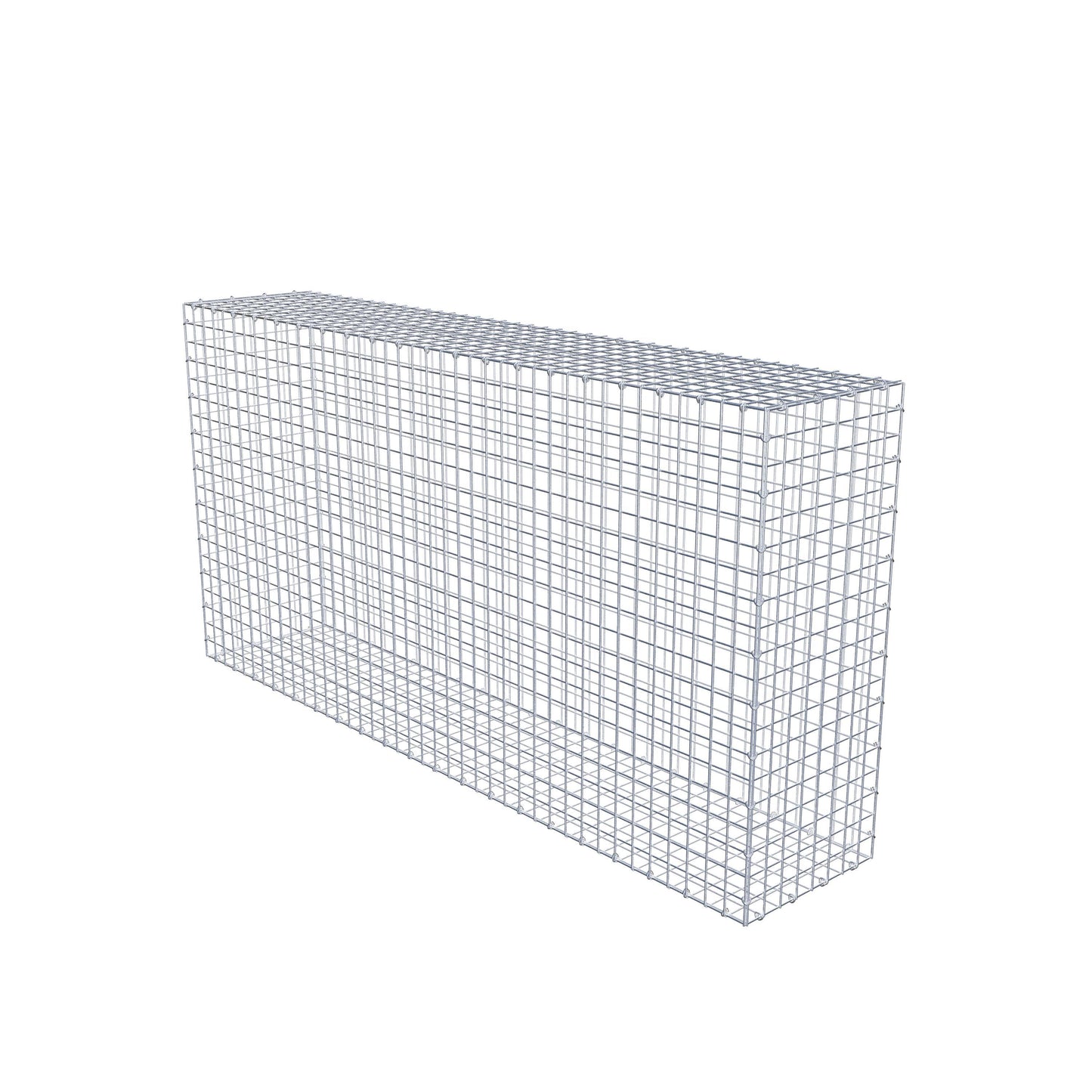 Gabion 200 cm x 100 cm x 40 cm (L x H x D), mesh size 5 cm x 5 cm, C-ring