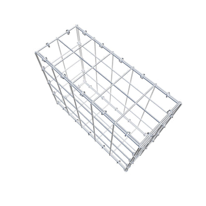 Gabião 50 cm x 40 cm x 20 cm (C x A x P), malhagem 10 cm x 10 cm, anel C