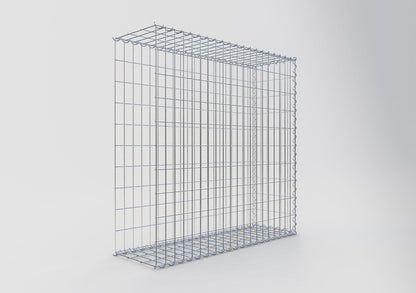 Opvokset gabion type 2 100 cm x 100 cm x 30 cm (L x H x D), maskestørrelse 5 cm x 10 cm, spiral